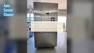 Pulitore per schermi da 550 kg Pulisci e asciuga automaticamente