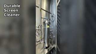 Pulitore automatico dello schermo Telaio in acciaio inossidabile resistente