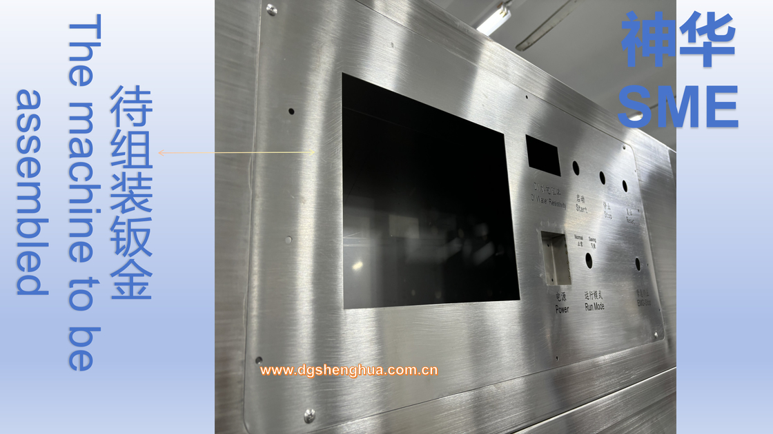 La struttura di acciaio inossidabile SUS304 lava a spruzzo il mini LED ed il micro PWB del LED fonde con nella linea sistema di pulizia