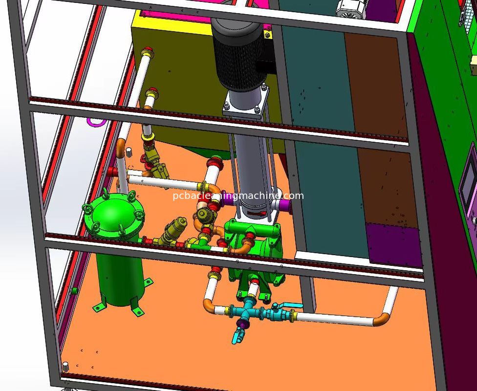 stampini di pulizia del peso 2 della macchina 480kg dello stampino doppio 40L*2 più puliti per la pasta della lega per saldatura e la colla rossa allo stesso tempo