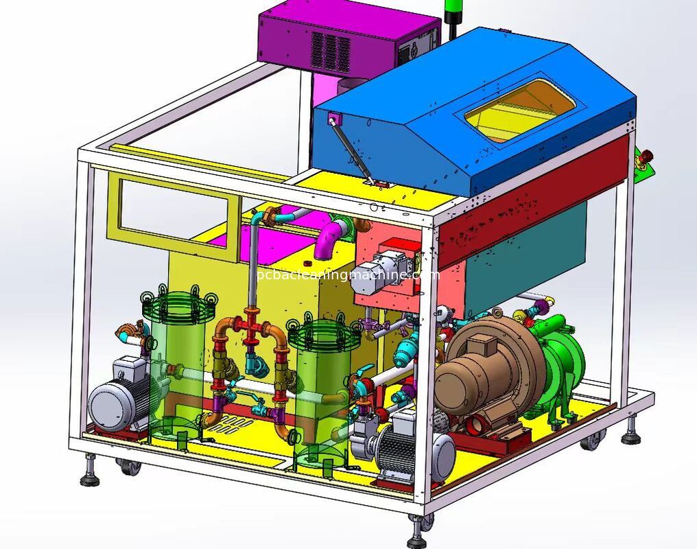 Wash Basket Size φ1500mm Clean Liquid Spray from 3 Spray Rods Upper Lower Front Side Cleaning Basket Rotates During Cleaning Dry Time 5 to 15min