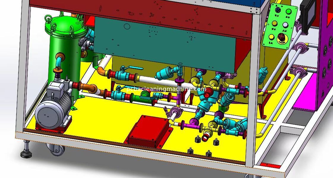 Wash Basket Size φ1500mm Clean Liquid Spray from 3 Spray Rods Upper Lower Front Side Cleaning Basket Rotates During Cleaning Dry Time 5 to 15min