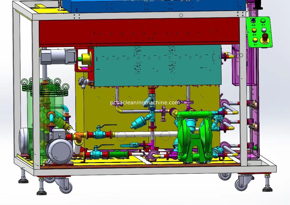 Wash Basket Size φ1500mm Clean Liquid Spray from 3 Spray Rods Upper Lower Front Side Cleaning Basket Rotates During Cleaning Dry Time 5 to 15min