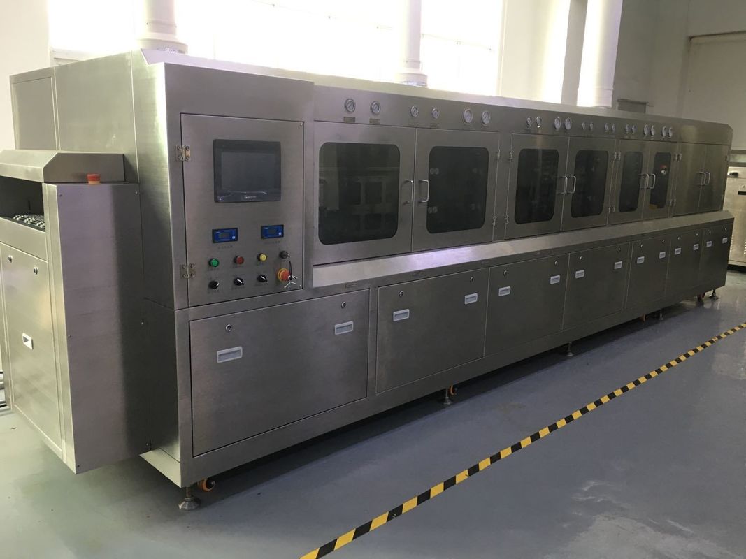 Sus304 Lavatrice chimica a flusso di pacakging a semiconduttore Larghezza netta 600 mm per parti IGBT, IPM e LEADFRAME